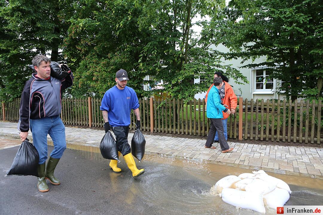 Hochwasser Landkreis Bamberg III - Oberhaid
