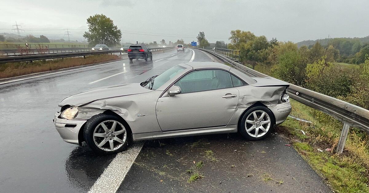 Kreis Bamberg: Kontrolle auf A70 verloren - Vollbremsung wegen ...