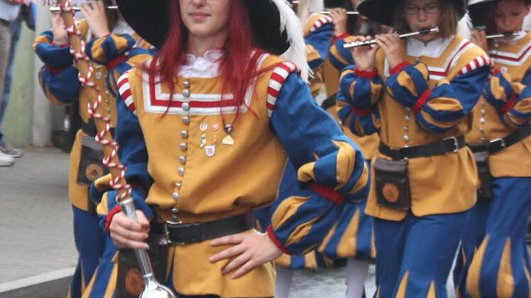 Der Spielmannszug von Höchstadt. Foto: Michael Schulbert