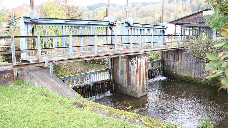 Die Flusssperre im Tettaubach Foto: Friedwald Schedel