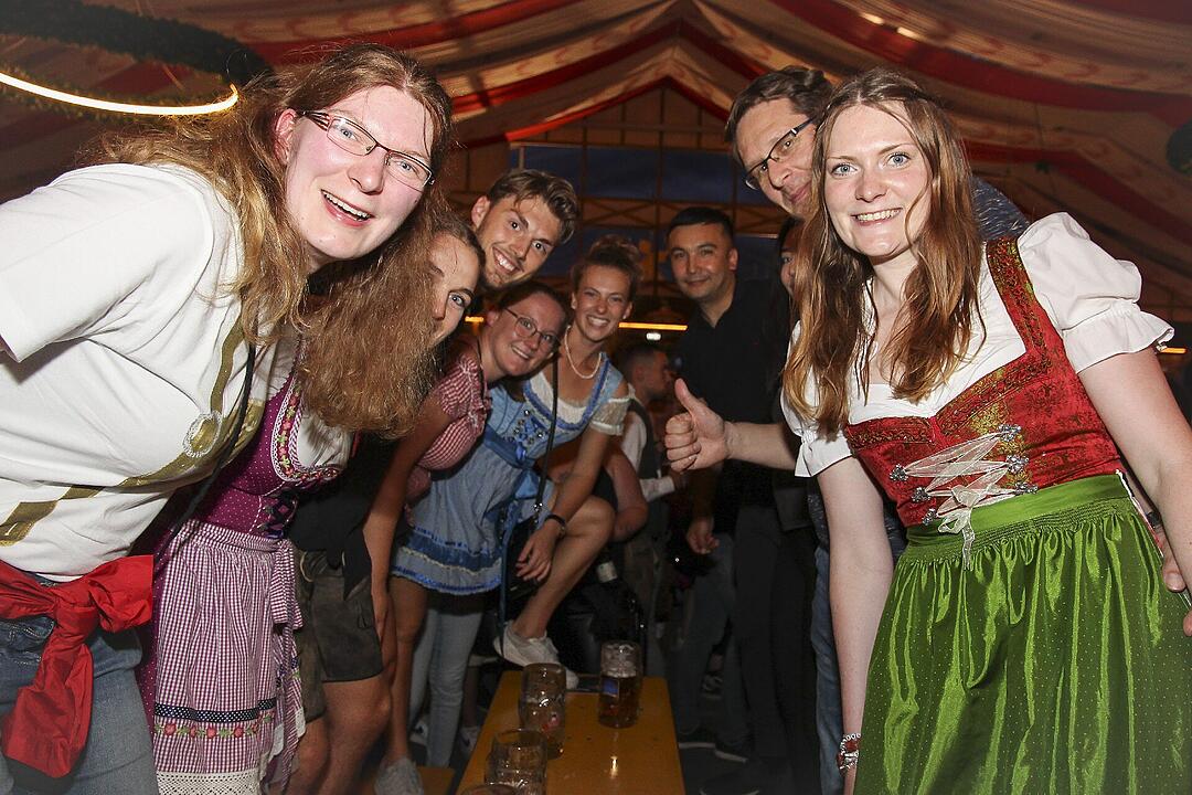 Am Donnerstag spielten die "Stoapfälzer Spitzbuam".