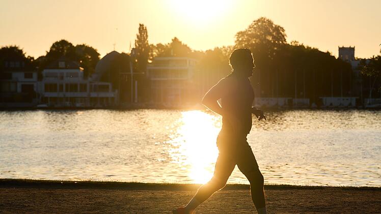 Jogger an der Alster
