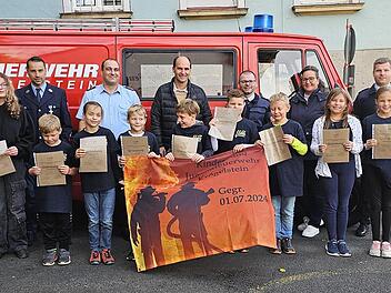 Krögelstein: Erste Kinder-Feuerwehr wurde gegründet - "historischer Tag"