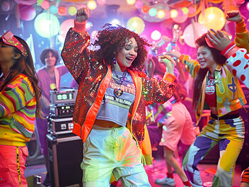 Tanze dich ins neue Jahr auf einer 90er Jahre-Party