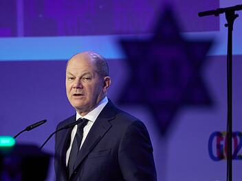 Olaf Scholz beim j&uuml;dischen Gemeindetag 2023