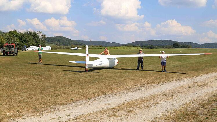 Dieses Segelflugzeug ist startklar. Foto: Franz Galster