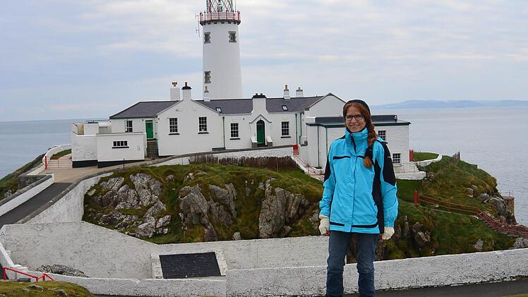 Leuchttürme mag Gabi Rübel ganz besonders. Im "Fanad Lighthouse", direkt über den Wogen des Atlantiks, hat sie sogar schon übernachtet.  Fotos: Rübel