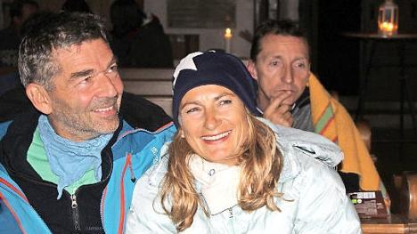 Irina und Wolfgang Röder aus Bamberg lobten die ausgefallene Location.