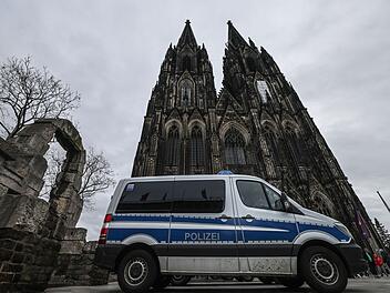 Polizei am K&ouml;lner Dom