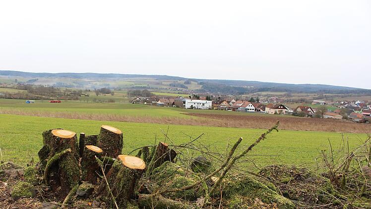 Die Gemeinde Oberleichtersbach plant eine Aussichtsplattform mit Überdachung als Rastplatz für Einheimische und Besucher. Foto: Julia Raab
