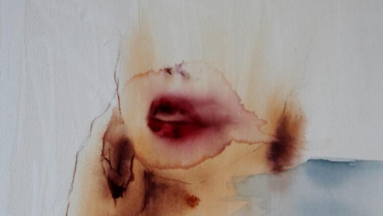 Ursprung und Form Aquarell von Tatjana Schmitt. Foto: Werner Vogel