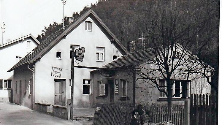 Ein historisches Foto vom Restaurant "Schorgasttal" von 1962