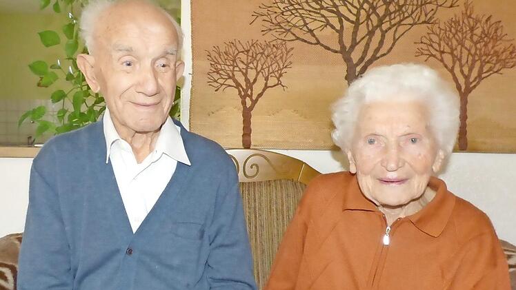 Josef und Barbara Sebald an ihrem Ehrentag  Foto: Thomas Weichert