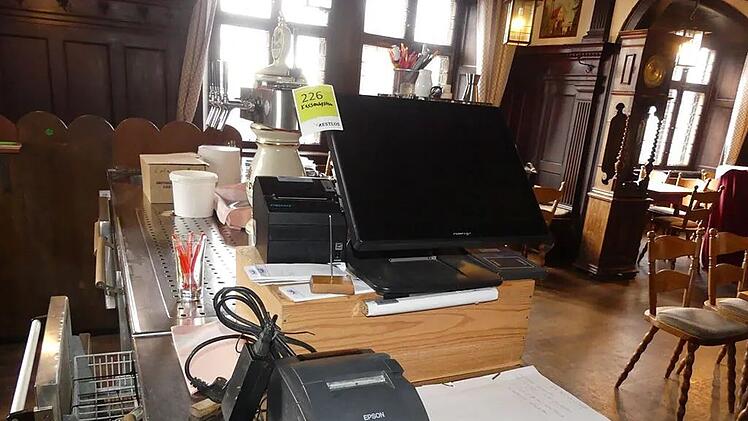 Restaurant auf Bamberger Altenburg geschlossen - Lokalausstattung wird versteigert
