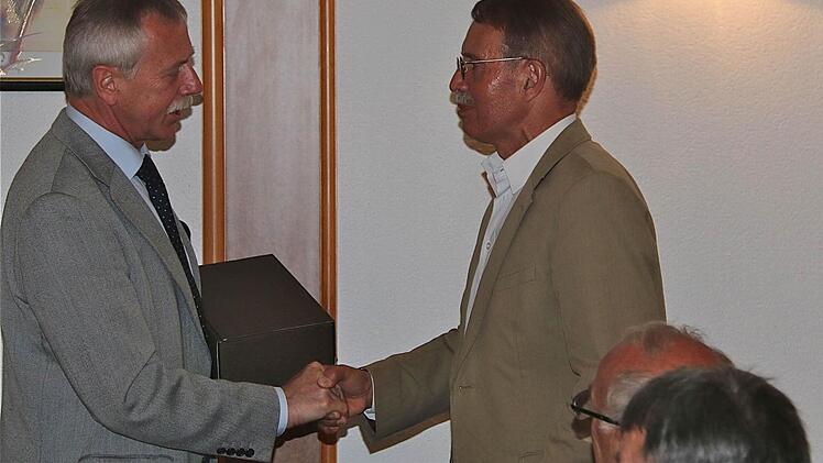 Glückwünsche des Bürgermeisters Ernst Stross.