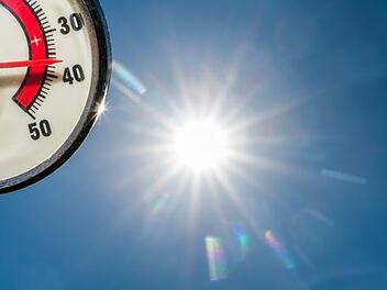 Heißes Sommerwetter