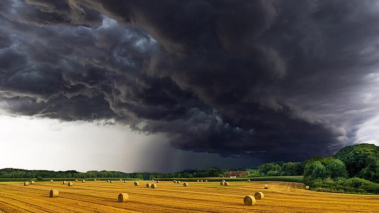 Unwetterwarnung für Franken