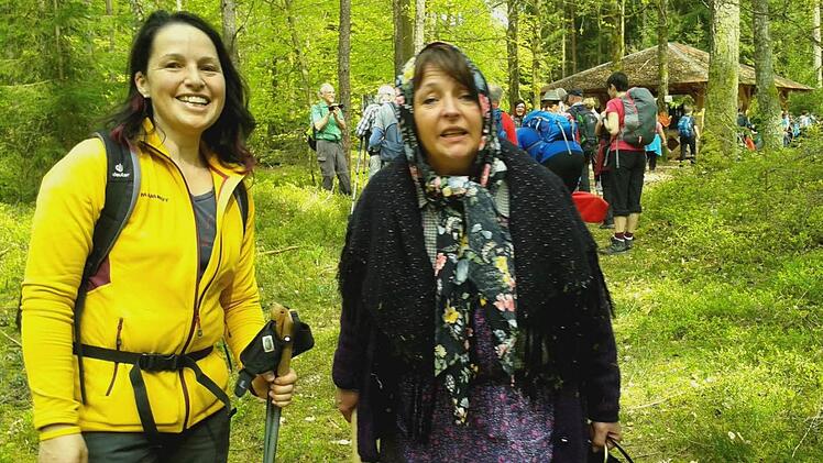 Zu Gast bei den Frankenwald-Weibern Foto: Christine Fischer
