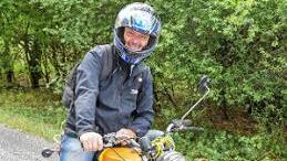 Auch eine Grenzgeschichte:  Thomas Weikard aus Seidingstadt fährt auf dem Weg zur Arbeit in Bad Rodach   täglich  über die thüringisch-bayerische Grenze.