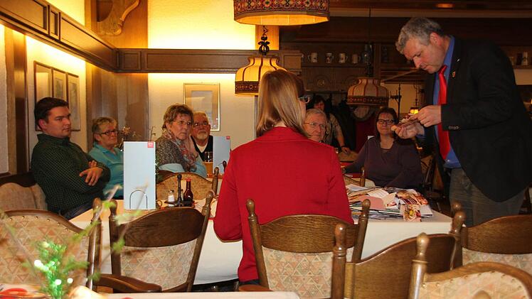 Gelichtete Reihen bei der Hauptversammlung der Eberner Tourismus- und Werbegemeinschaft. Foto: Ralf Kestel