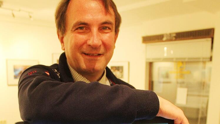Wählte ein Thema, bei dem es viel zu entdecken gab: der Bamberger Kunsthistoriker Matthias Liebel. Foto: Markus Häggberg
