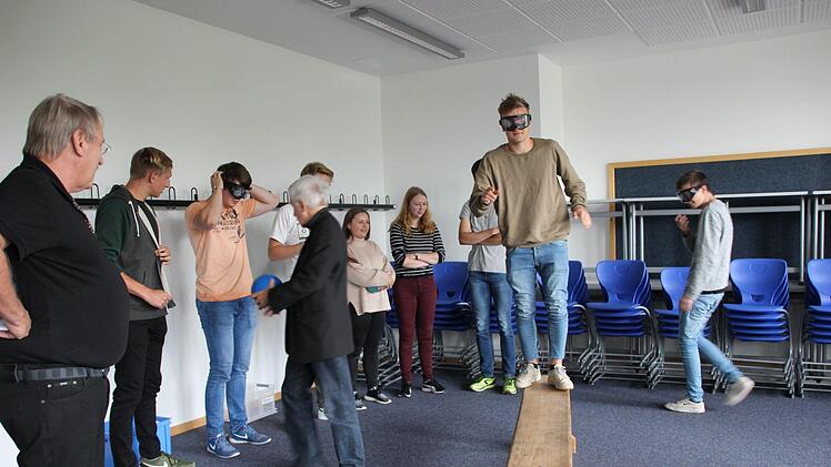 Aktionstag "Augen auf die Straße" am Schönborn-Gymnasium. Foto: Heike Beudert