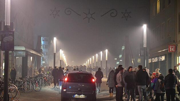 Silvester 2019/2020 in Bamberg. Foto: Ronald Rinklef