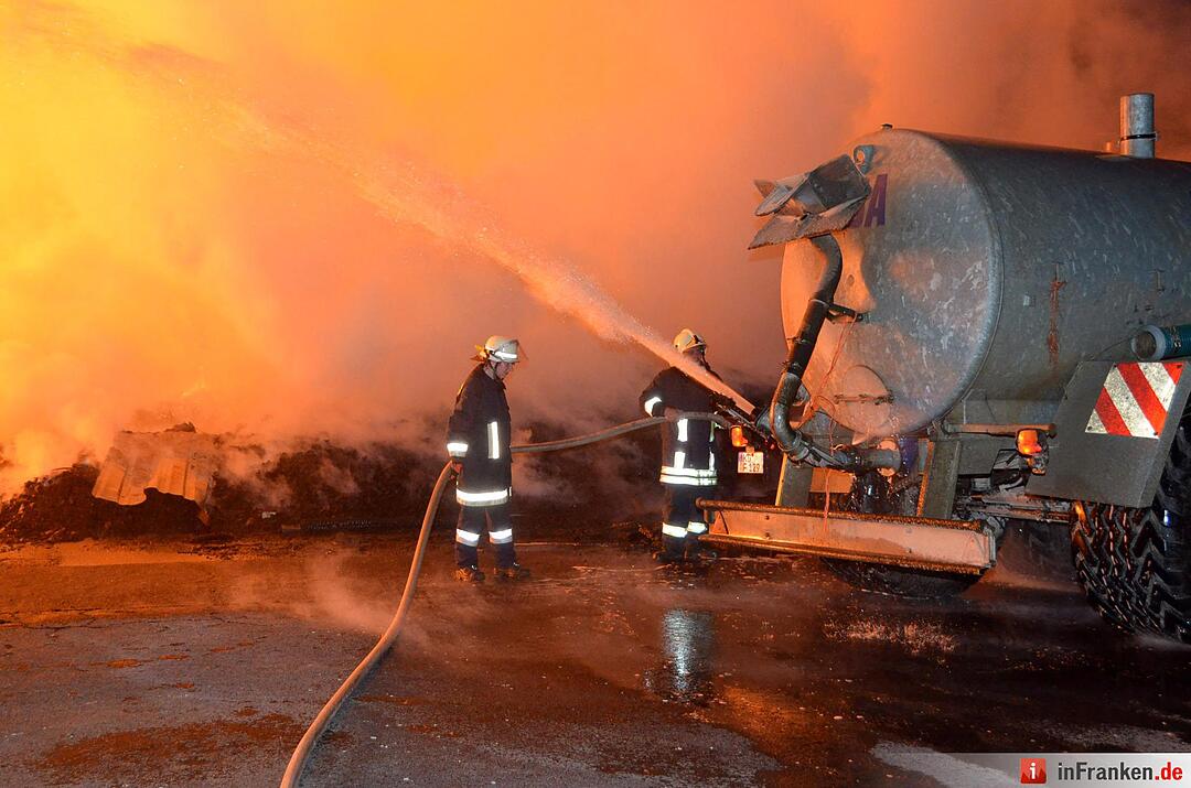 Brand im Sägewerk Untererthal