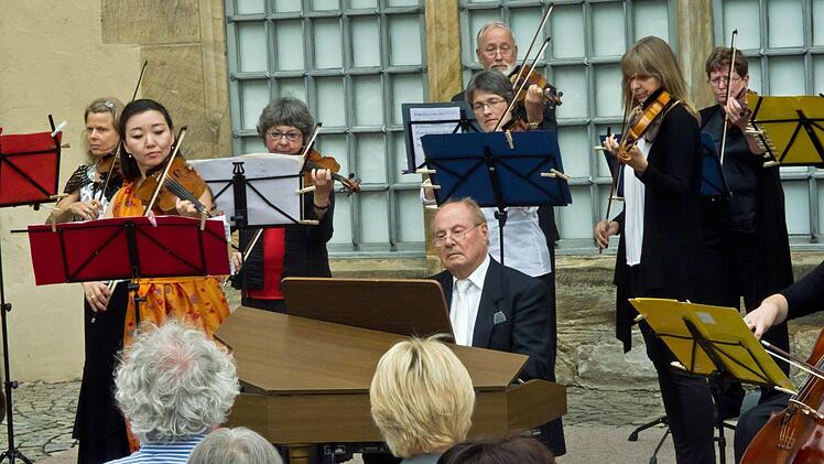Impressionen von der Serenade mit dem Collegium musicum auf der Veste CoburgFoto: Jochen Berger