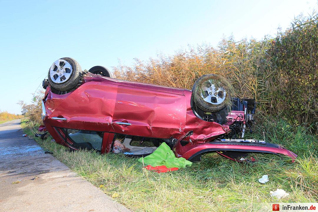 Schwerer Unfall auf der A70 bei Oberhaid
