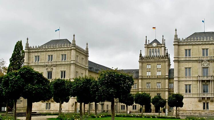 Blick auf Schloss Ehrenburg in Coburg nach Abschluss der Sanierungsarbeiten im Herbst 2015.Foto: Jochen Berger