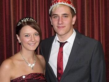 Das neue Kehlbacher Prinzenpaar Manuela I. und Manuel I.  Foto: Werner Vetter