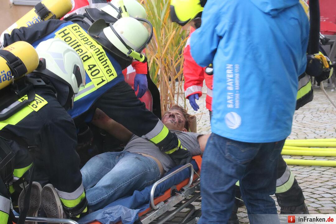 Feuerwehr Hollfeld Großübung