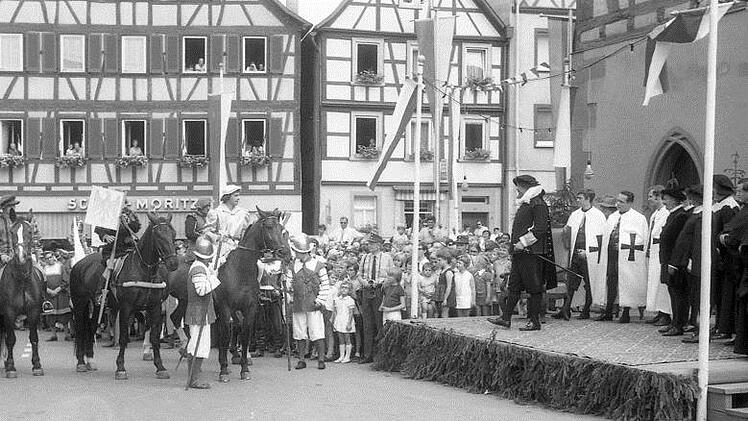 Die 1200-Jahrfeier 1970 in Münnerstadt.Stadtarchiv/Gerhard Fuhrmann
