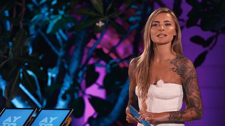 Moderatorin Sophia Thomalla bei der Matching Night.