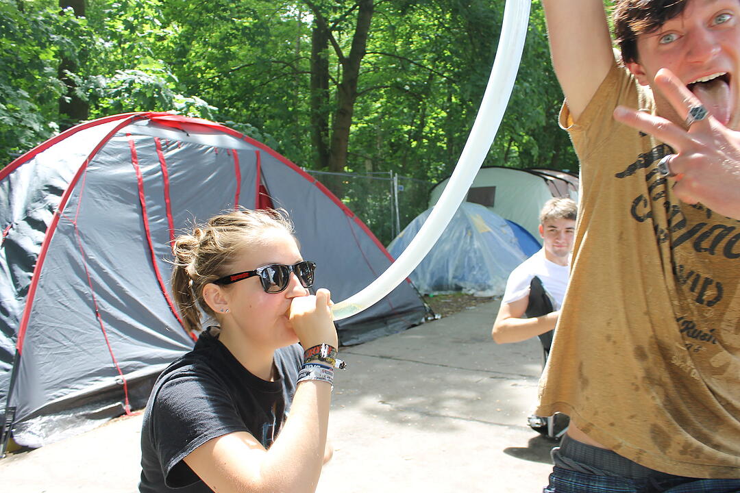 Rock im Park - das sind auch schrille Outfits!