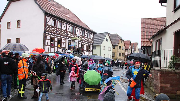 Eindrücke vom Dienbacher Faschingszug 2020. Foto: Ralf Ruppert