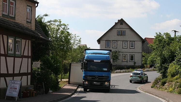 Unfall in Geroda. Foto: Gabriele Sell