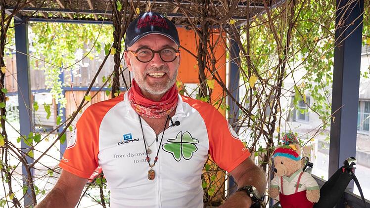 J&ouml;rg Richter auf gro&szlig;er Fahrradtour