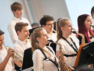 Beim Auftritt im Maximilianeum  Foto: Andreas Gebert