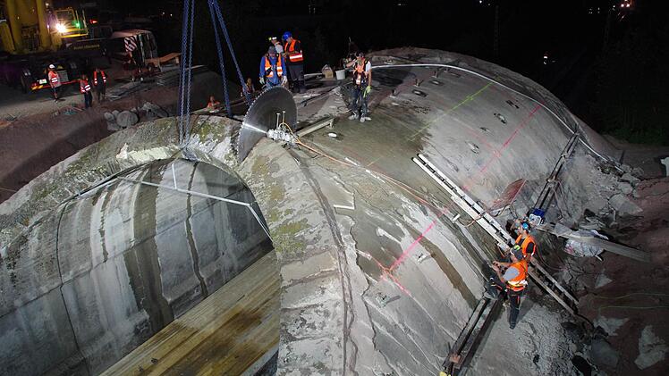 Brückenabbruch in Kronach. Foto: Marco Meißner