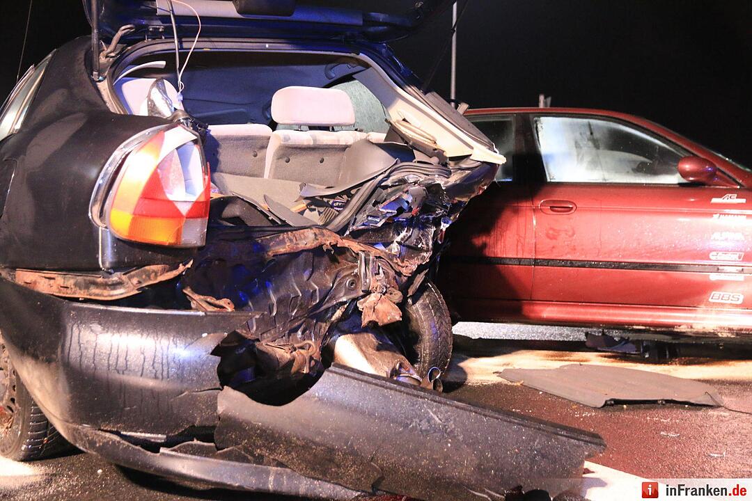 Frontalkollision am Münchner Ring in Bamberg