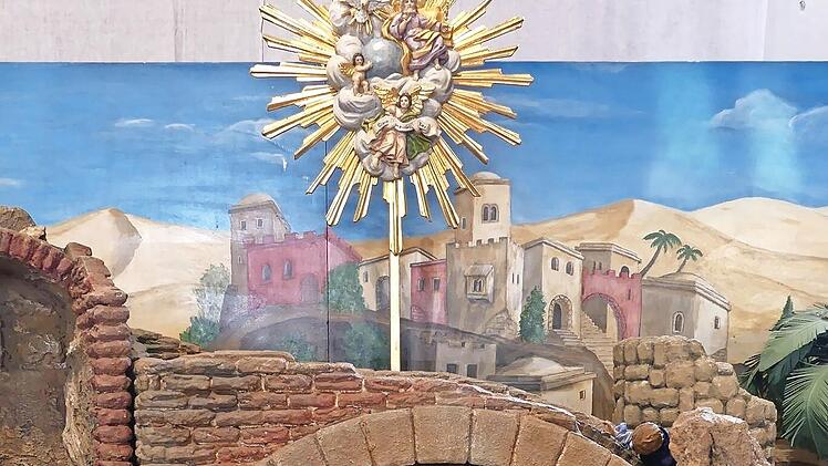 Die Geburt Jesu in der Krippe