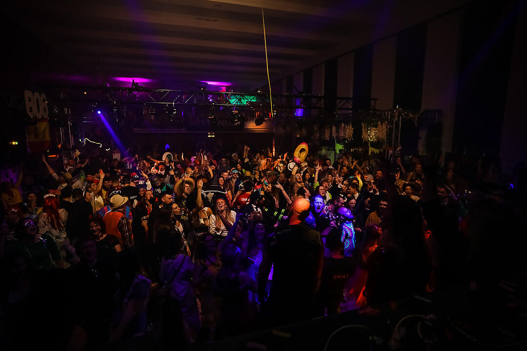 Beste Partystimmung in der Stadthalle