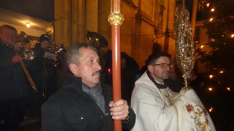 Bei der Lichterprozession in GößweinsteinThomas Weichert