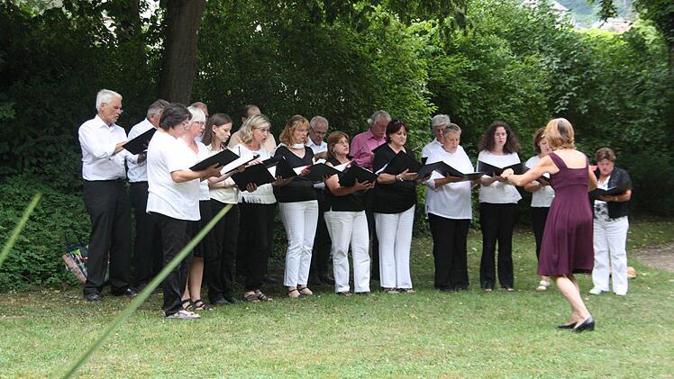 Open-Air der Chöre im Bad Bockleter Kurpark  Foto: Arnold Nöth