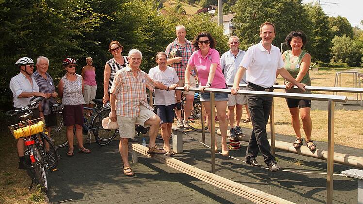 Die Bewegungen im Parcour von Eltmann hielten sich bei dieser Hitze in Grenzen.
