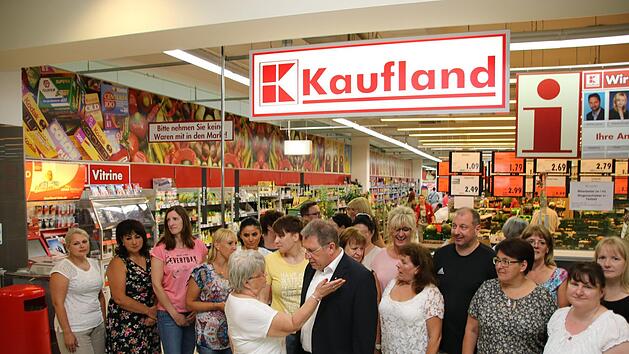 Im Juni 2018 appellierten die Kaufland-Mitarbeiter an die Firmenzentrale, an der Filiale im "Fritz" festzuhalten - vergeblich. Foto: Archiv/Alexander Hartmann