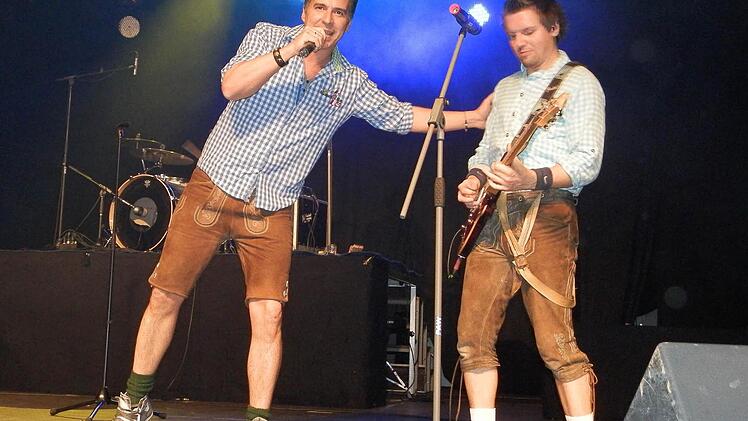 Die Würzbuam am Truckerfestival in Geiselwind. Foto: Rainer Fritsch