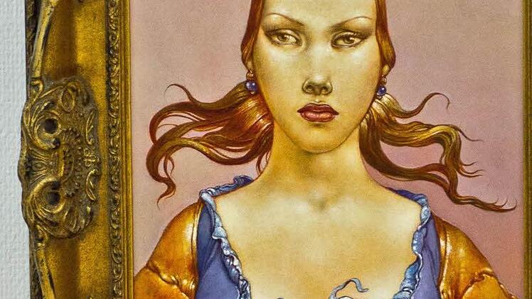 Heinz Zander: Mädchenporträt, 2012 Foto: Jochen Berger